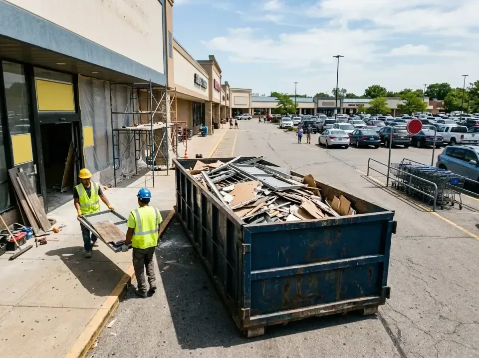 retail-store-renovation-debris-003 — frequently asked questions, Roll-off Dumpster Rentals in Harrogate, TN
